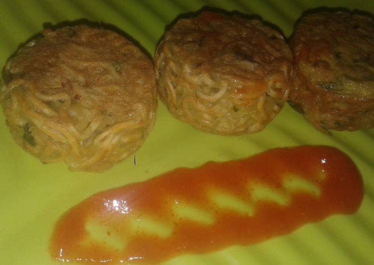 Resep Noodle bites (Cemilan Mi) Anti Gagal