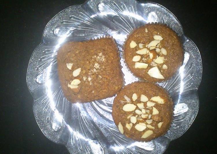 Honey oats carrot cuppies..