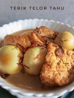 Foto resep Terik Telur Tahu