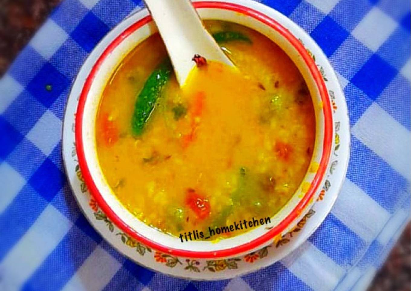 Mixed Vegetable Masoor Dal