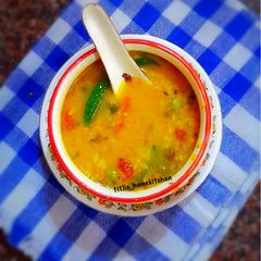 Mixed Vegetable Masoor Dal A picture of Mixed Vegetable Masoor Dal.