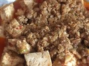 A picture of szechuan mapo tofu