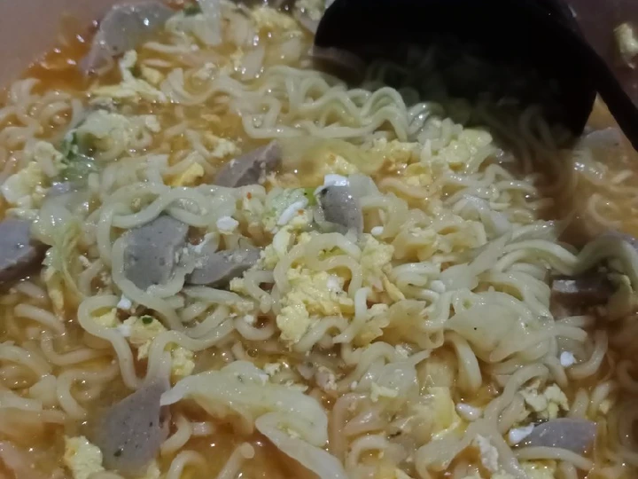 Cara Mudah Menyiapkan Resep Mie tek tek indomie kuah yang Sempurna Anti Ribet, Sempurna