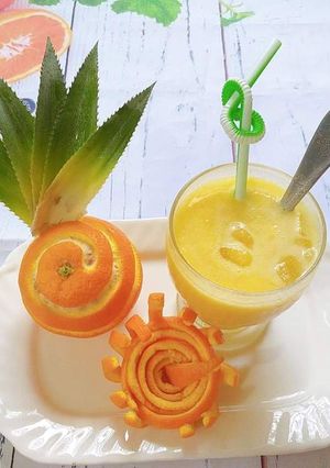 Hình của món Nước ép cam dứa.