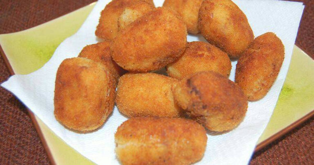 Croquetas de pollo Receta de Chef Javier Fernandez Cookpad