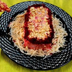 Beetroot Peanut Kulfi A picture of Beetroot Peanut Kulfi.