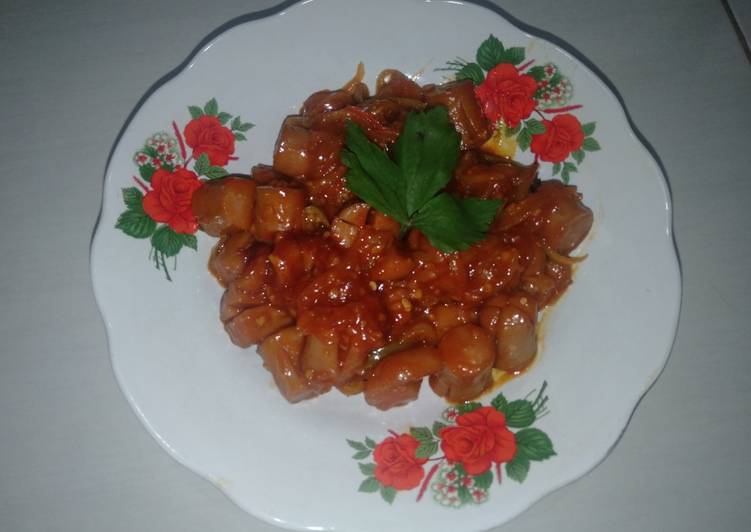 Sosis Saus Pedas Manis