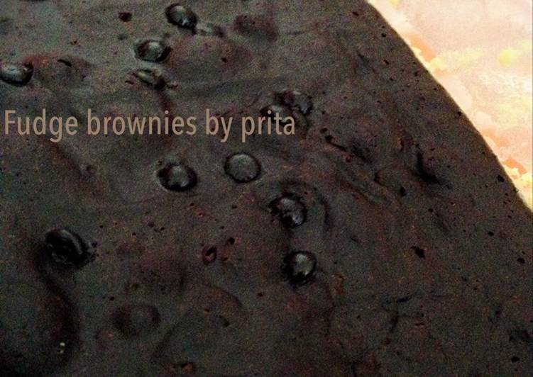 Langkah Mudah untuk Membuat Fudge brownies, Enak