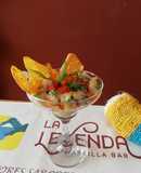 Ceviche de corvina y robalo