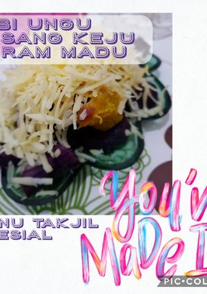Foto resep Ubi Ungu Pisang Keju Siram Madu 🍠🍌🧀🍯