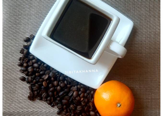 Step-by-Step Guide to Orange Black Coffee