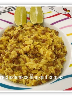 Una foto de Lentejas al curry