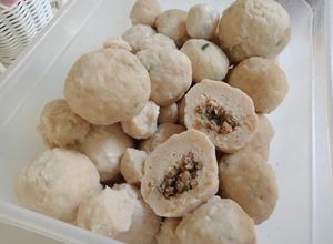 Foto resep Baso Ayam Isi Tetelan Sapi - Kenyal & Enak