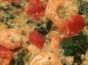 A picture of garlic shrimp