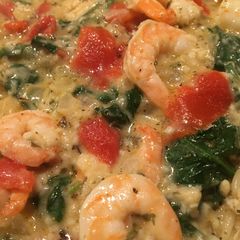 Creamy Garlic Butter Tuscan Shrimp A picture of Creamy Garlic Butter Tuscan Shrimp.