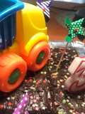 Bizcocho de chocolate para un cumpleaños infantil