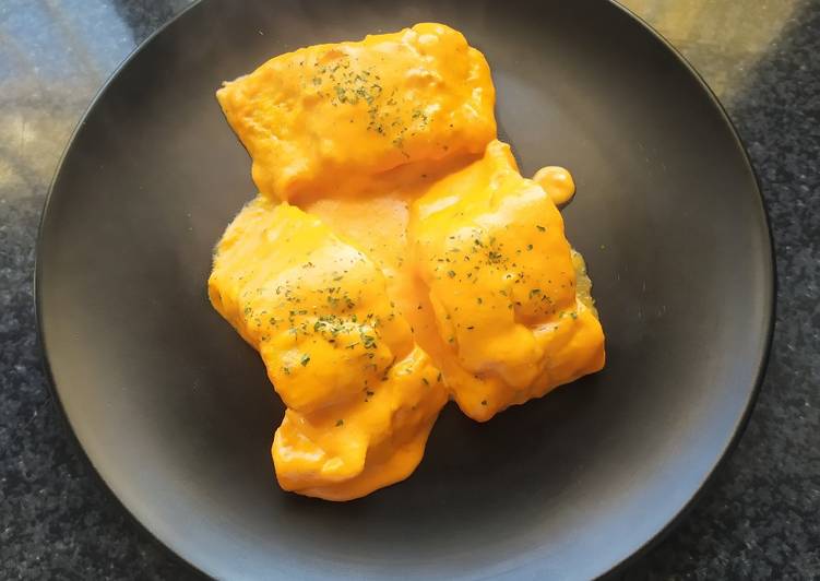 Bacalao en salsa de piquillo