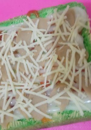 Foto resep Ropang sosis keju lumer didalam