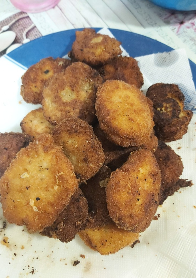Una foto de Nuggets de pollo con Thermomix y freidora Lidl XXL y tradicional