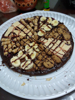 Una foto de Pizza de Brownie