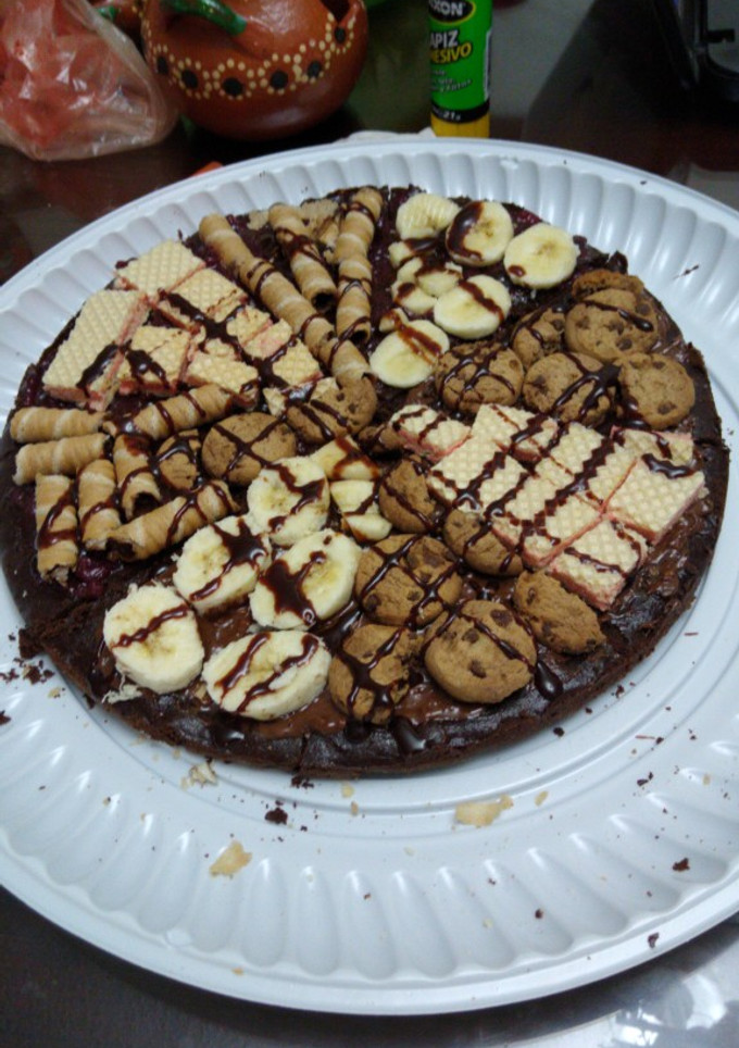 Una foto de Pizza de Brownie