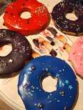 Galletitas estilo donas muy coloridas