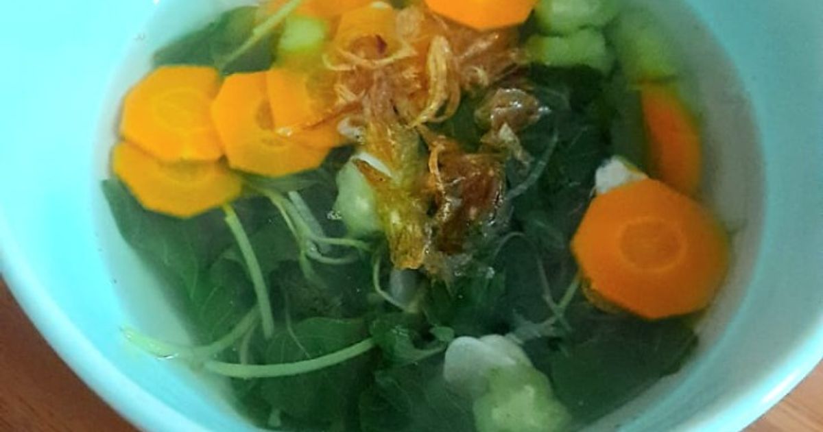 Sayur Bening Bayam