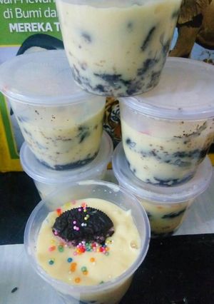Foto resep Oreo chesee cake lumer unbake ekonomis