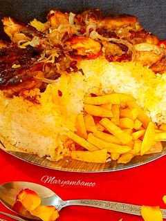 عکسی از دستور ته انداز کتف مرغ