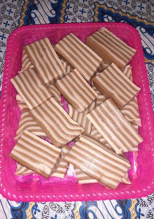 Foto resep Kue lapis sederhana enak dan leget