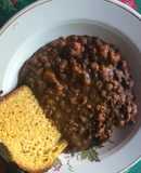 Guiso de lentejas con morcilla y chorizo colorado 😋🥳🥳😋😋😋🫕🥄