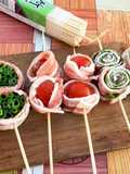 Campfire Pork Belly Skewers