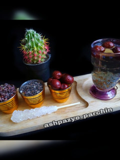 عکسی از دستور دمنوش چهارتخم،عناب،به دانه 🌸