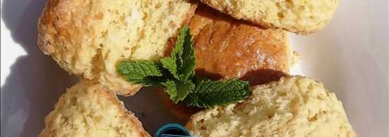 Buttermilk and custard Scones