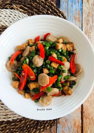 Foto resep Tumis Kacang Panjang Bakso Tahu