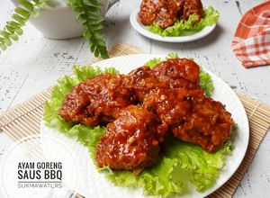 Foto resep Ayam Goreng Saus BBQ