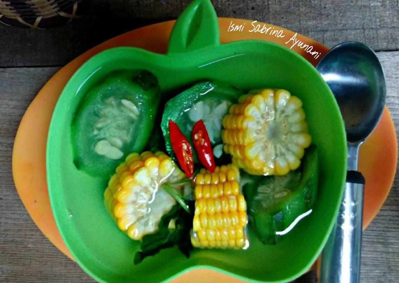 Sayur Bening Gambas Jagung Manis