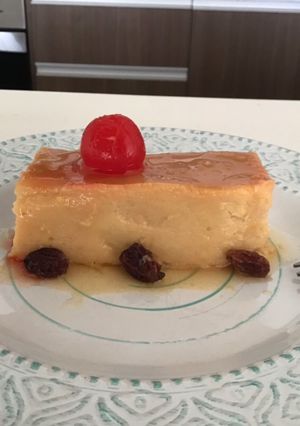 Una foto de Flan de Pan Viejo