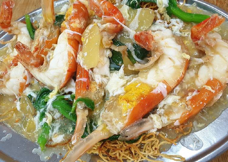 Recipe of Homemade River Prawn Noodles 生虾伊面