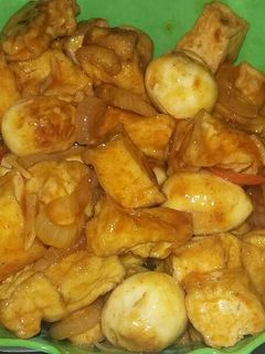 Foto resep Tahu Telor puyuh asam manis