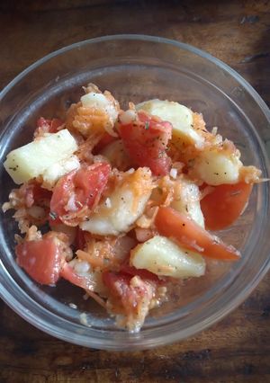 A picture of Potato salad #allstarsrecipecontest.