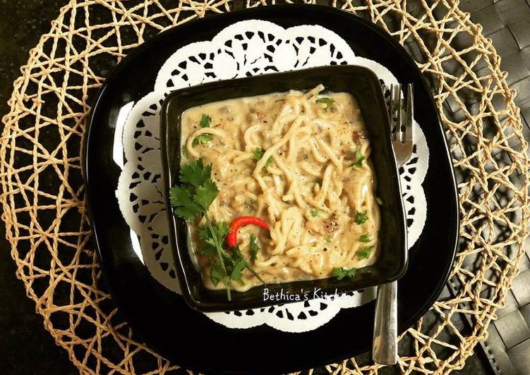 Recipe of Jamie Oliver Noodles in White Sauce