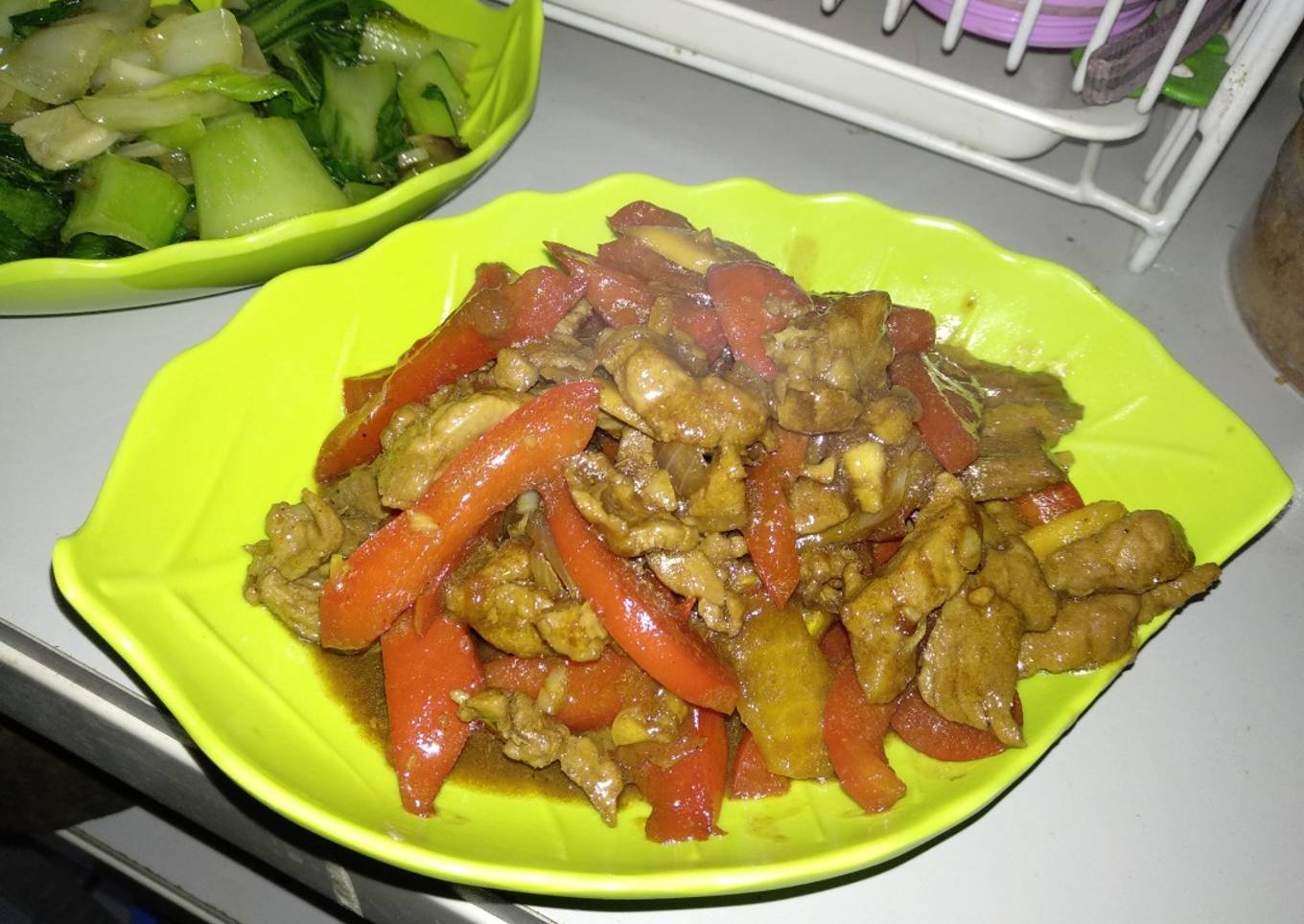 Daging sapi asam manis