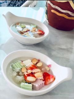 Hình của món Chè khúc bạch phô mai.