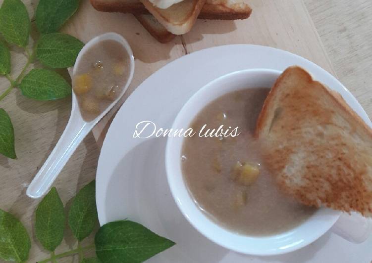 Roti Panggang Saus Pisang