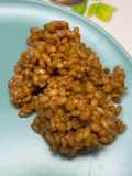Cebada con salsa de soja