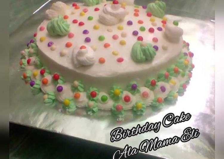 Bolu pandan kukus ala mama Eli π