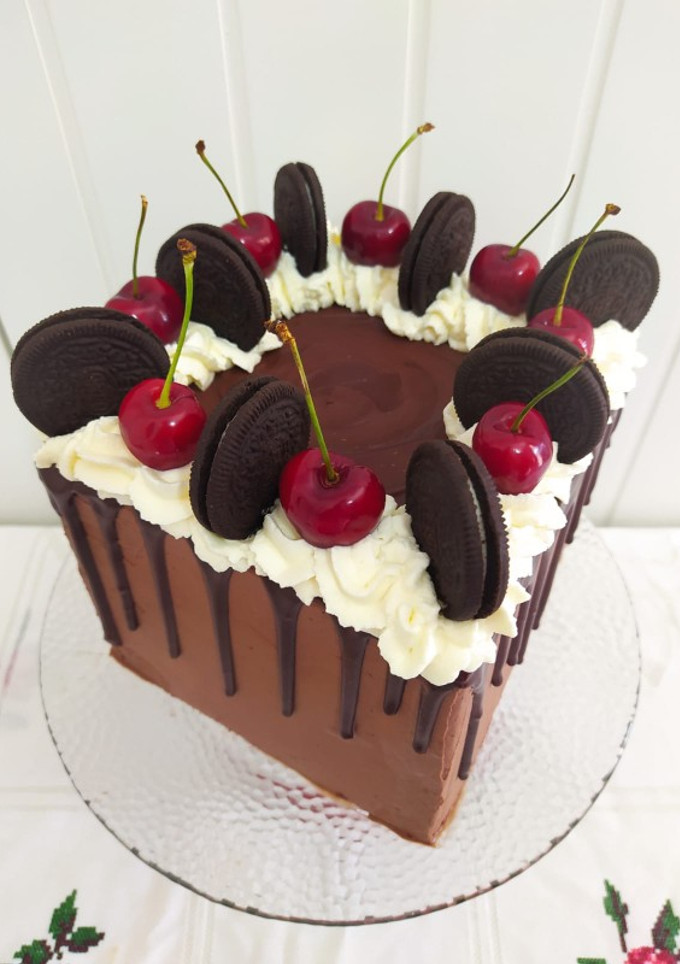 Una foto de ♥️⚫Tarta de oreo y chocolate⚫♥️