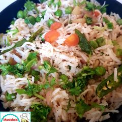 Mix Veg Pulav A picture of Mix Veg Pulav.