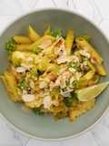 Schnelle Curry-Hähnchen-Pasta
